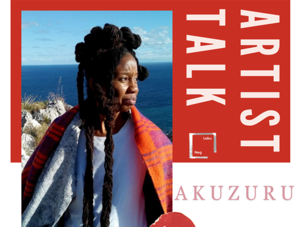 poster with artist A k u z u r u